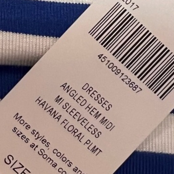 SOMA Angled Hem Sleeveless Dress in Havana Floral Print - Picture 8 of 10